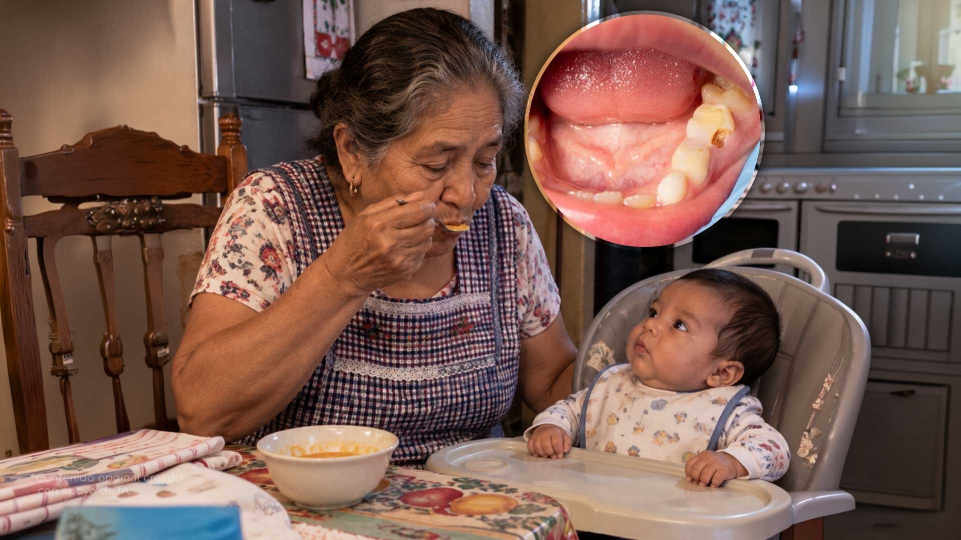 Así es como muchas abuelas contagian las caries a sus nietos sin querer