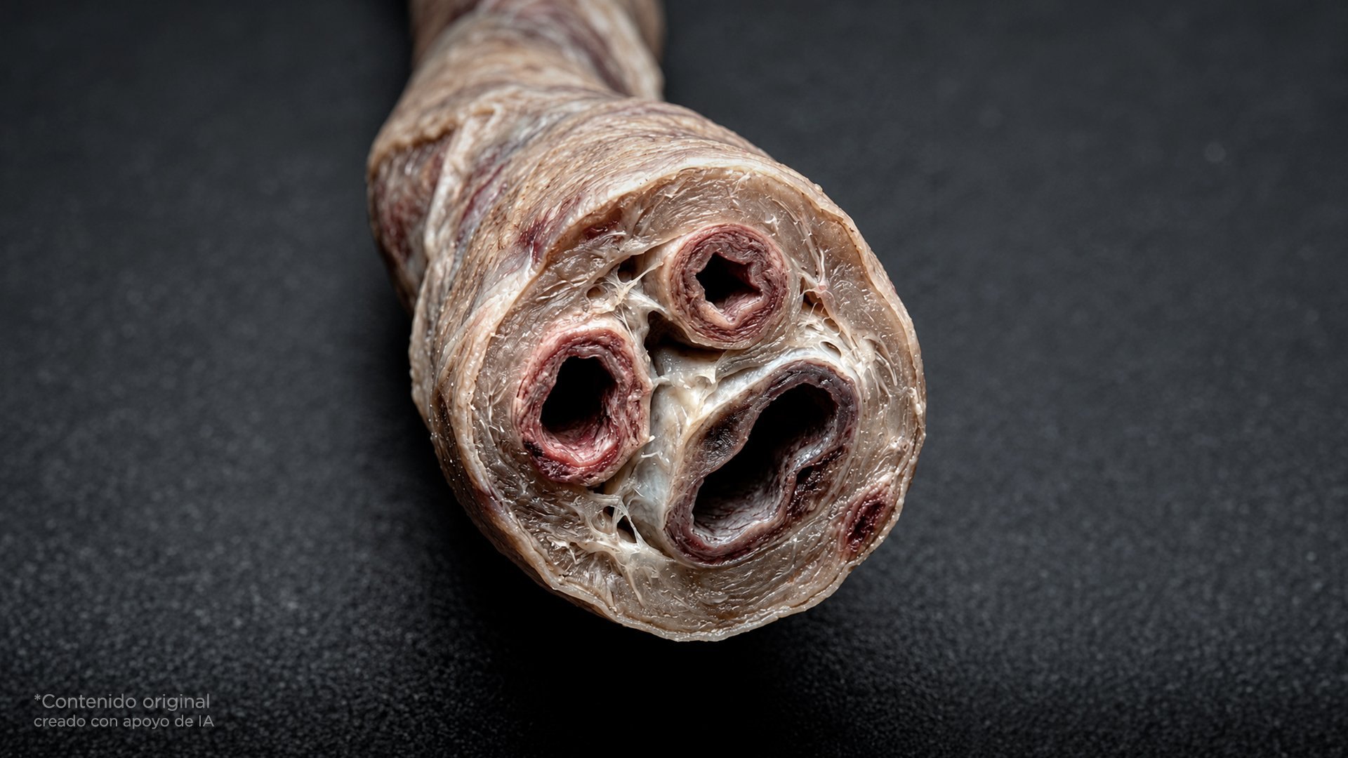 Así es el cordón umbilical. Muéstraselo a tu esposo