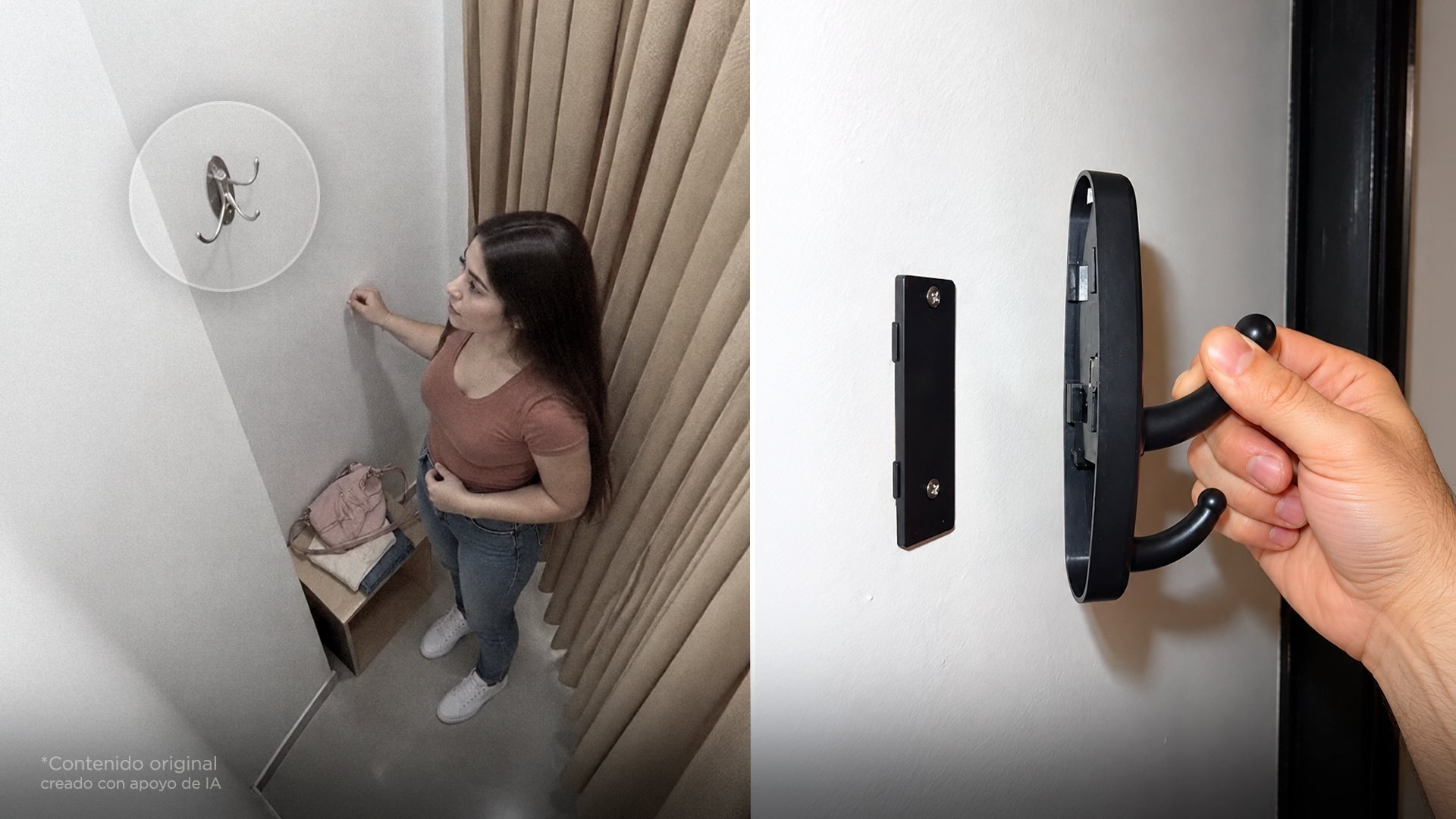 Así puedes encontrar una cámara escondida en un vestidor. Enséñaselo a tu hija