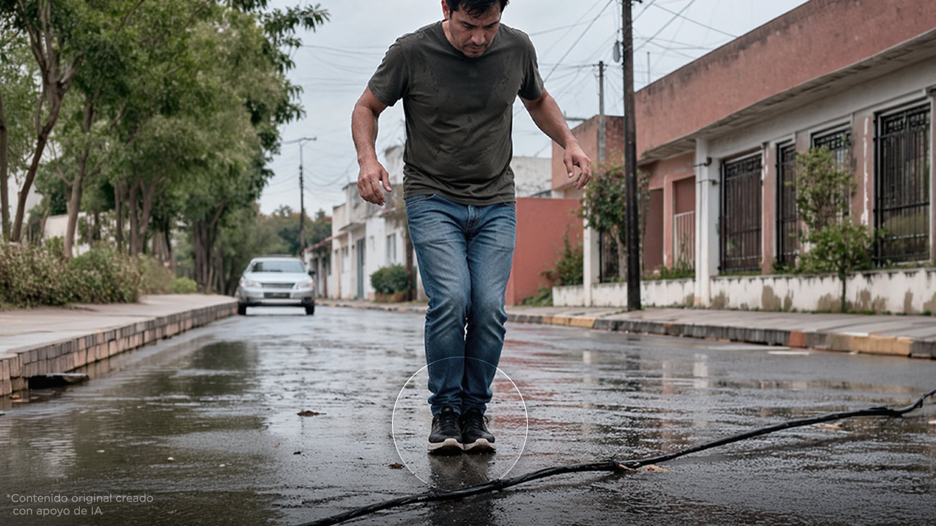 Así puedes sobrevivir si se cae un cable de luz. Avísale a tu familia