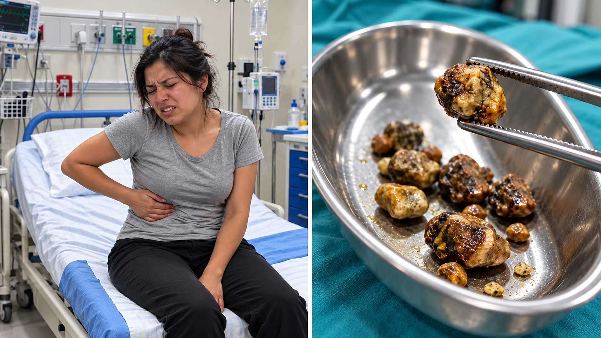 Así se forman las piedras en la vesícula. Avísale a tu familia