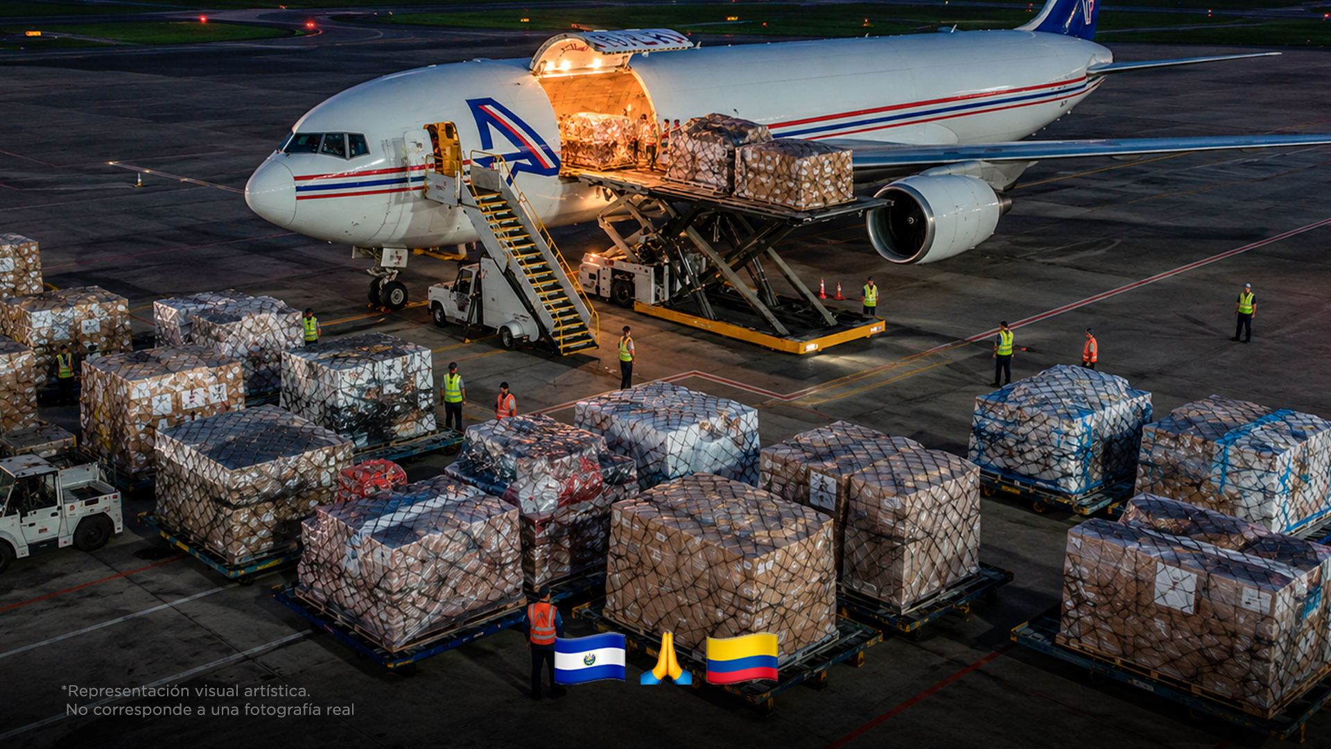 Bukele enviará 2 aviones con 100 toneladas de ayuda para Colombia