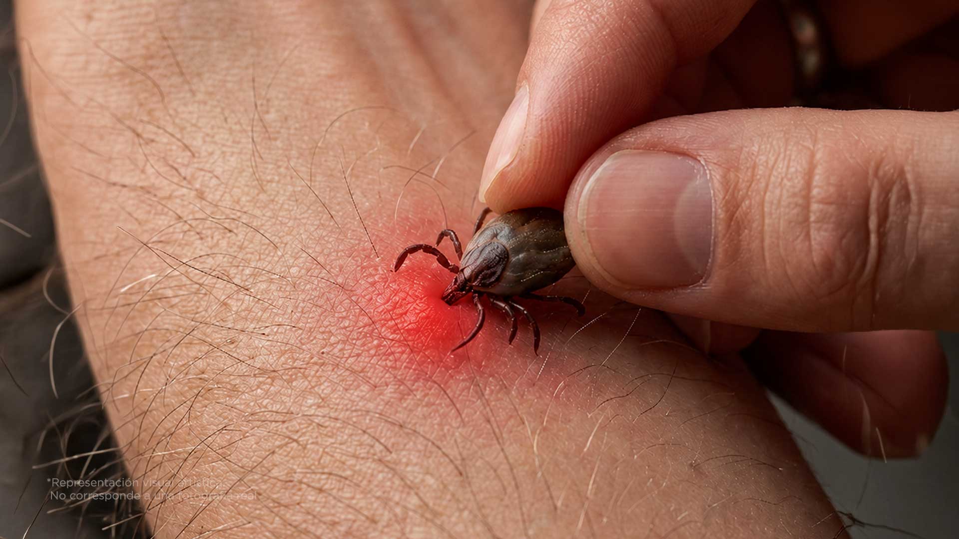 Cómo sobrevivir a la mordedura de una garrapata con RICKETTSIA