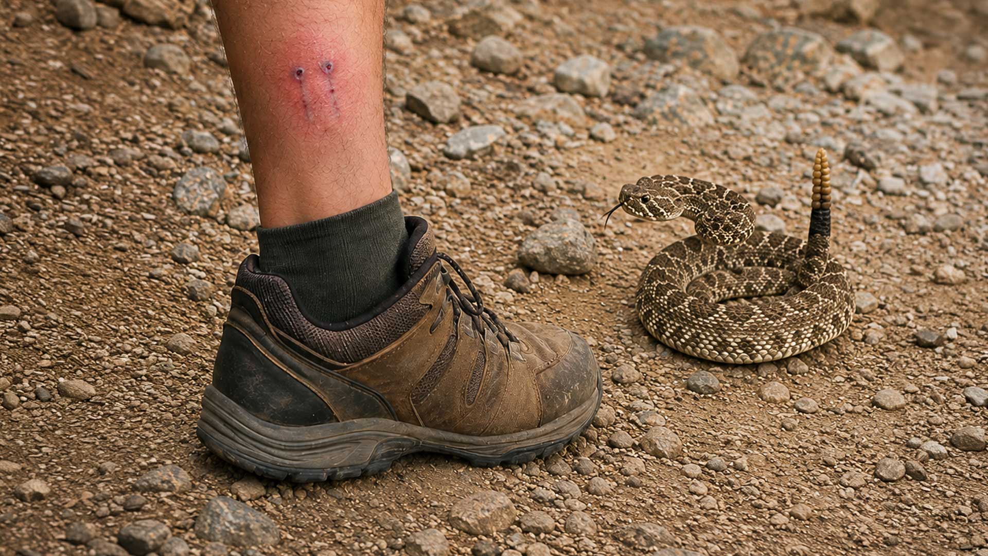Cómo sobrevivir a la mordedura de una víbora de cascabel