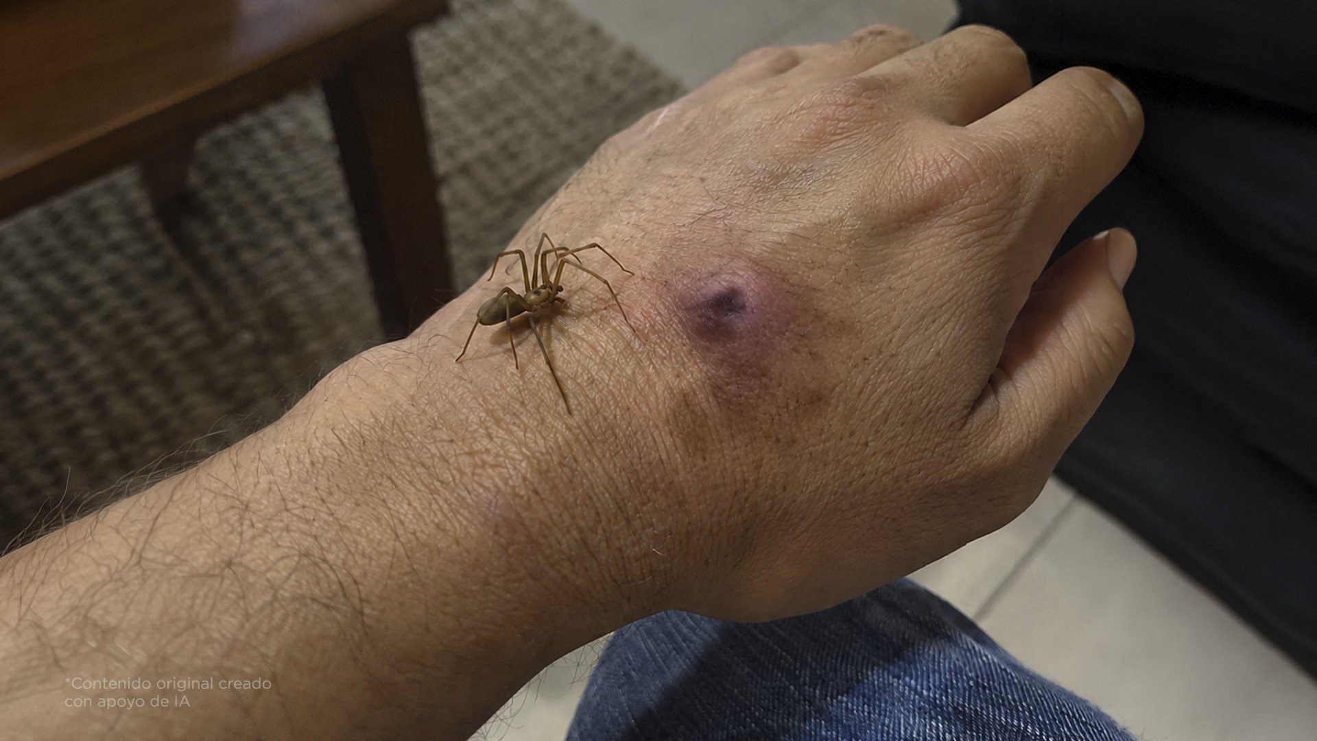 Cómo sobrevivir a la picadura de una araña violinista