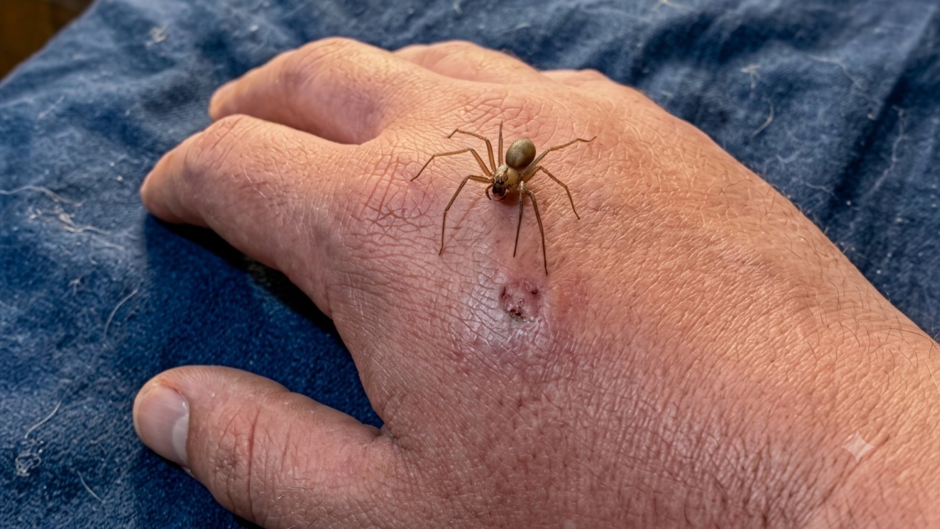 Cómo actuar ante la picadura de una araña violinista
