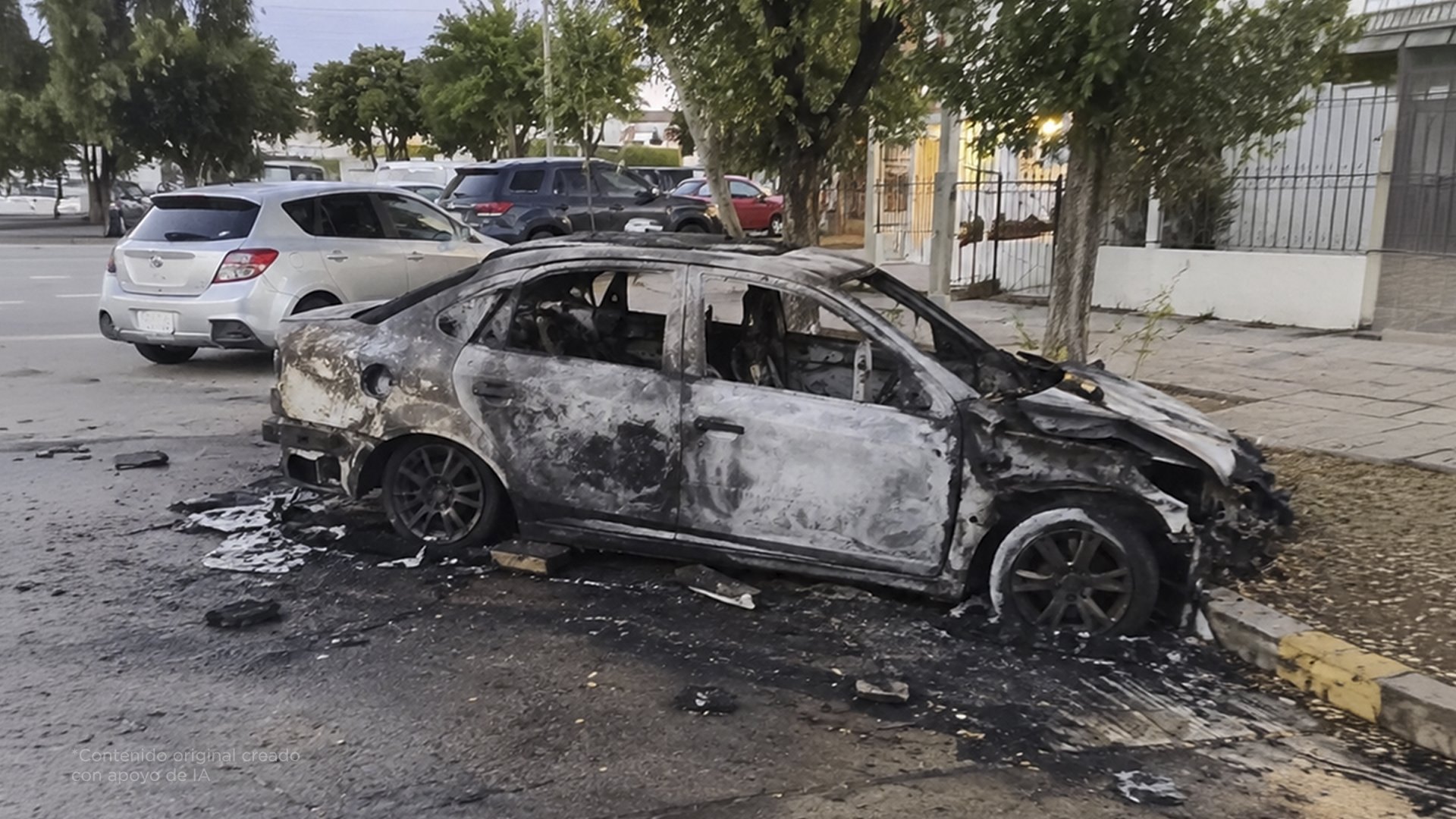 Dejó su vape en el carro y causó un incendio