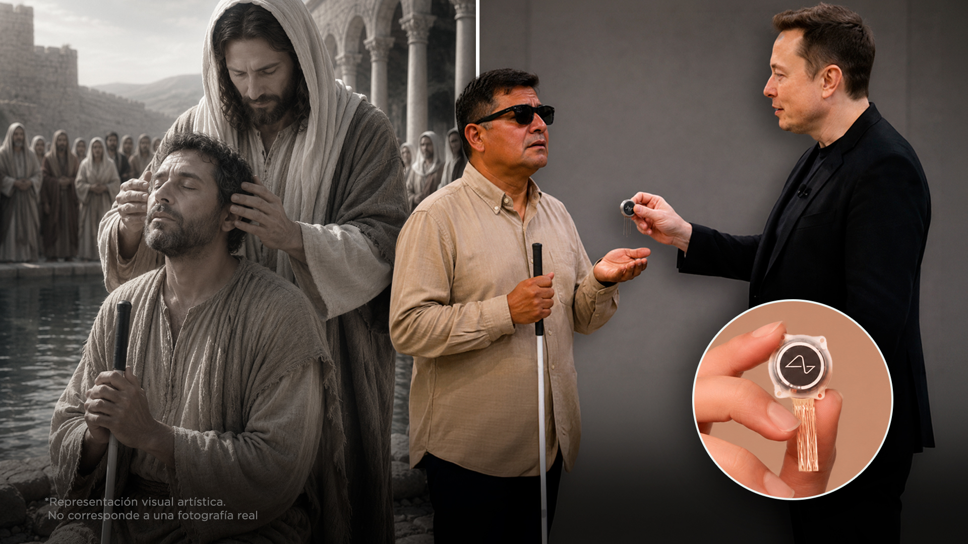 Elon Musk quiere lograr que los ciegos vuelvan a ver. Igual que Jesucristo