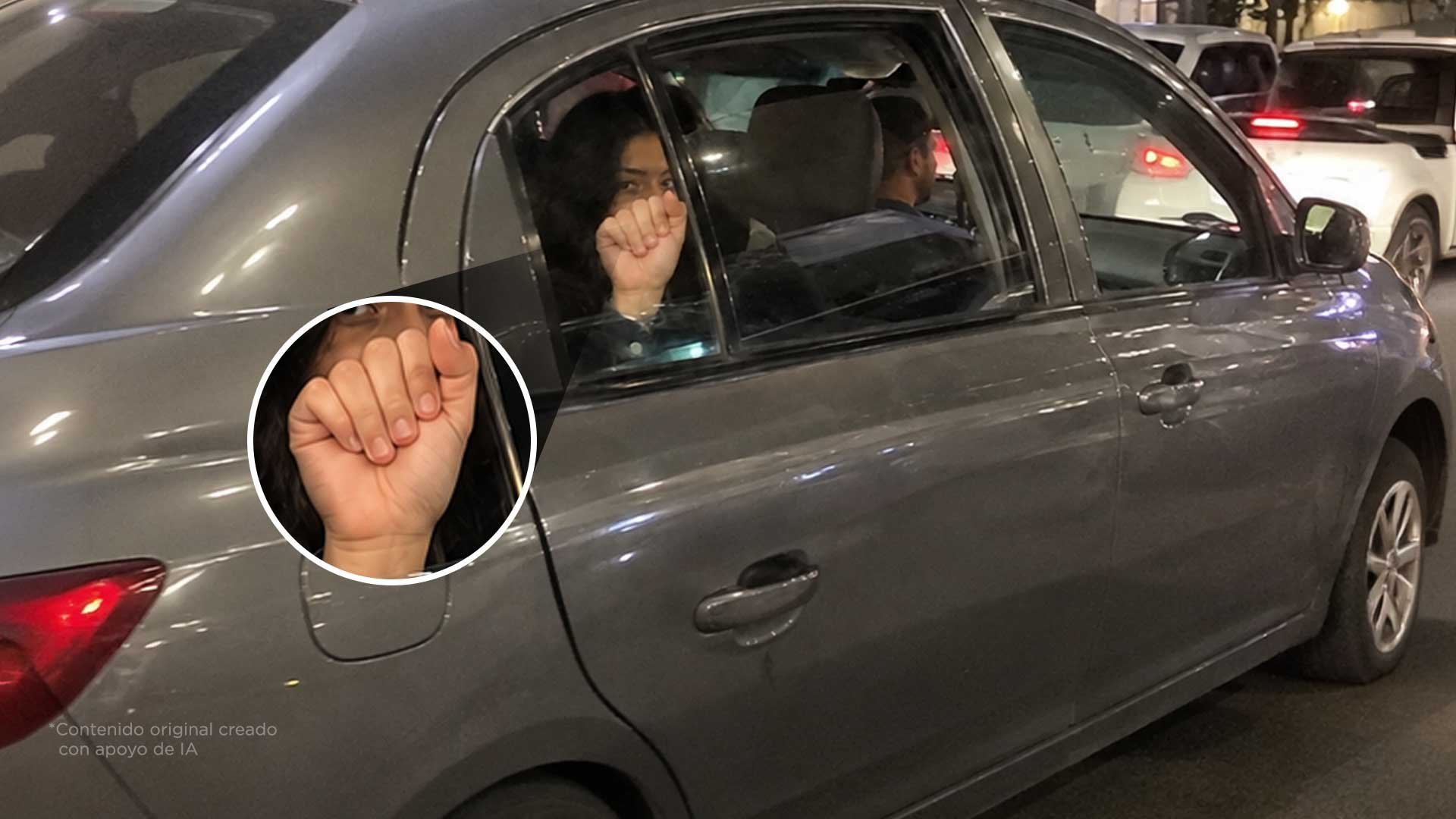 Enséñale a tu hija esta señal. Puede pedir ayuda sin decir una palabra