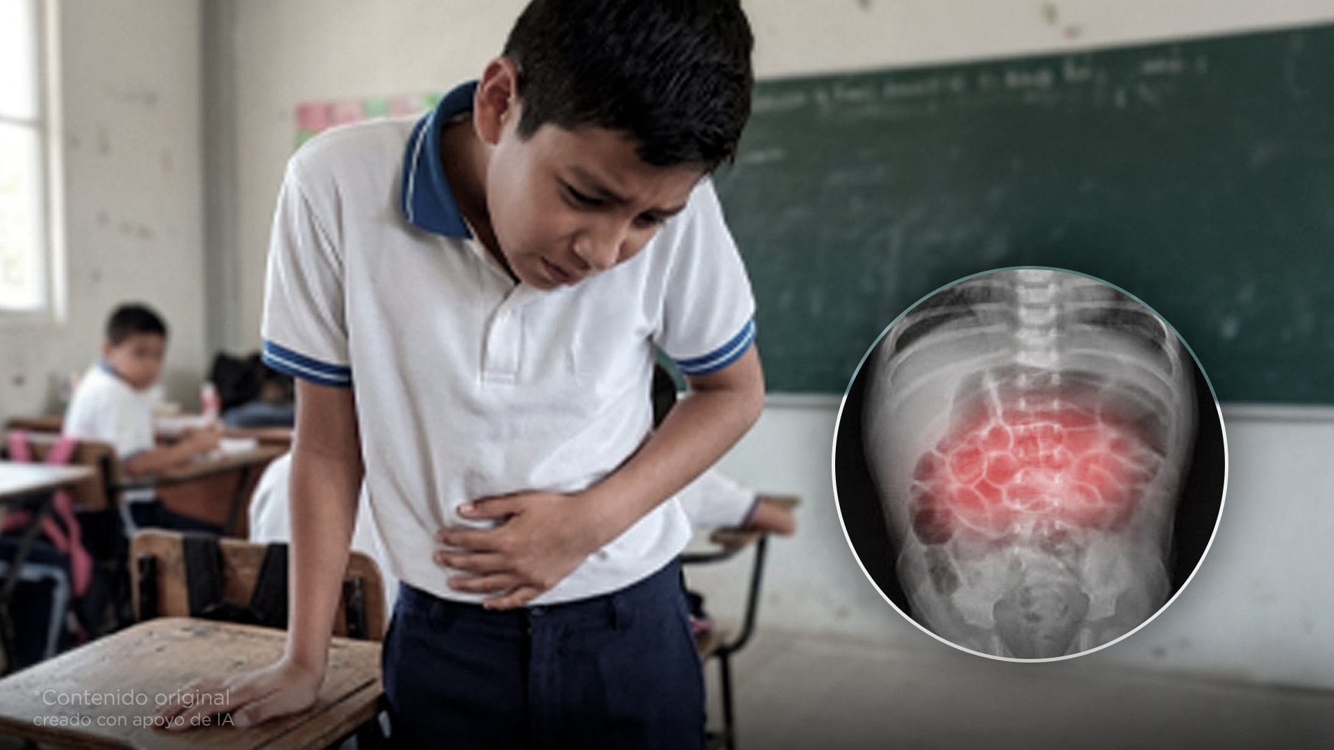 Esto le pasa a un niño si se aguanta las ganas de hacer popó. Avísale a tu familia