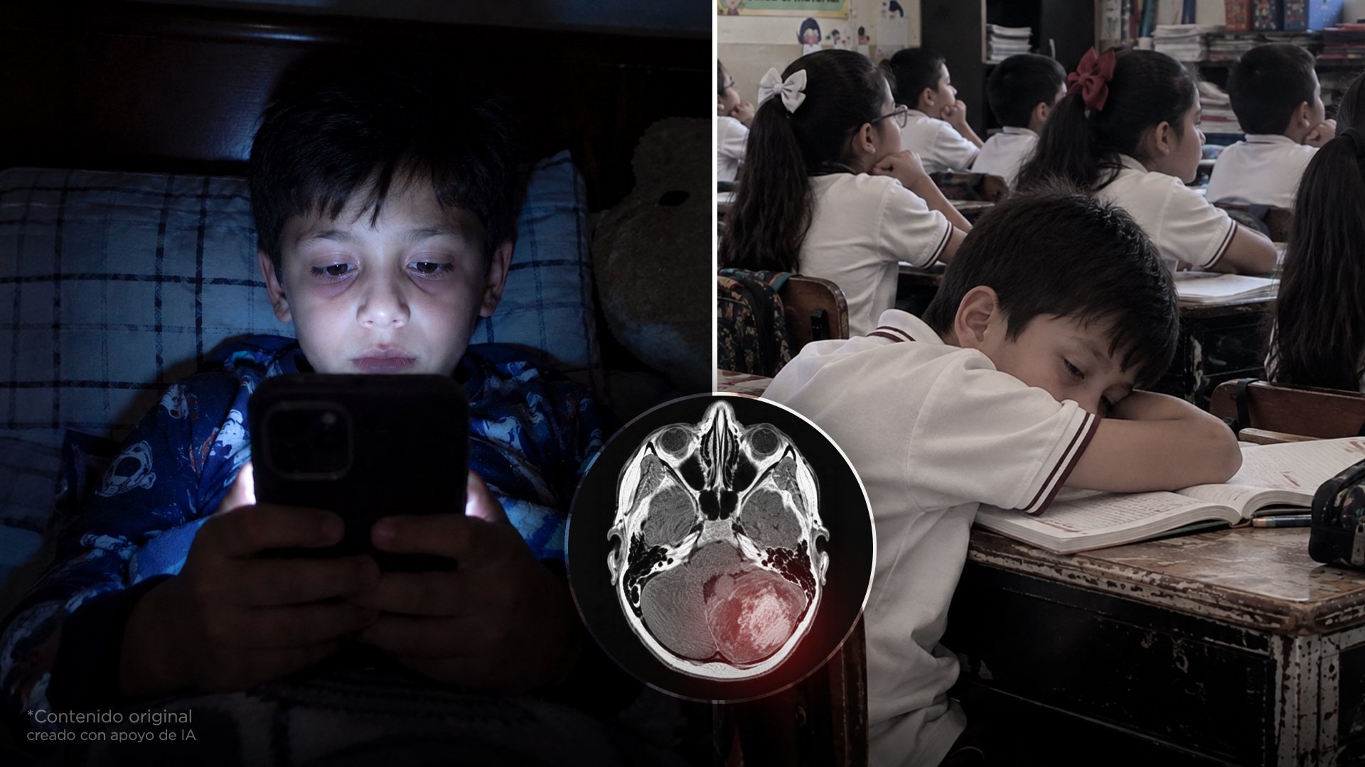 Esto le pasa al cerebro de tu hijo cuando se desvela.