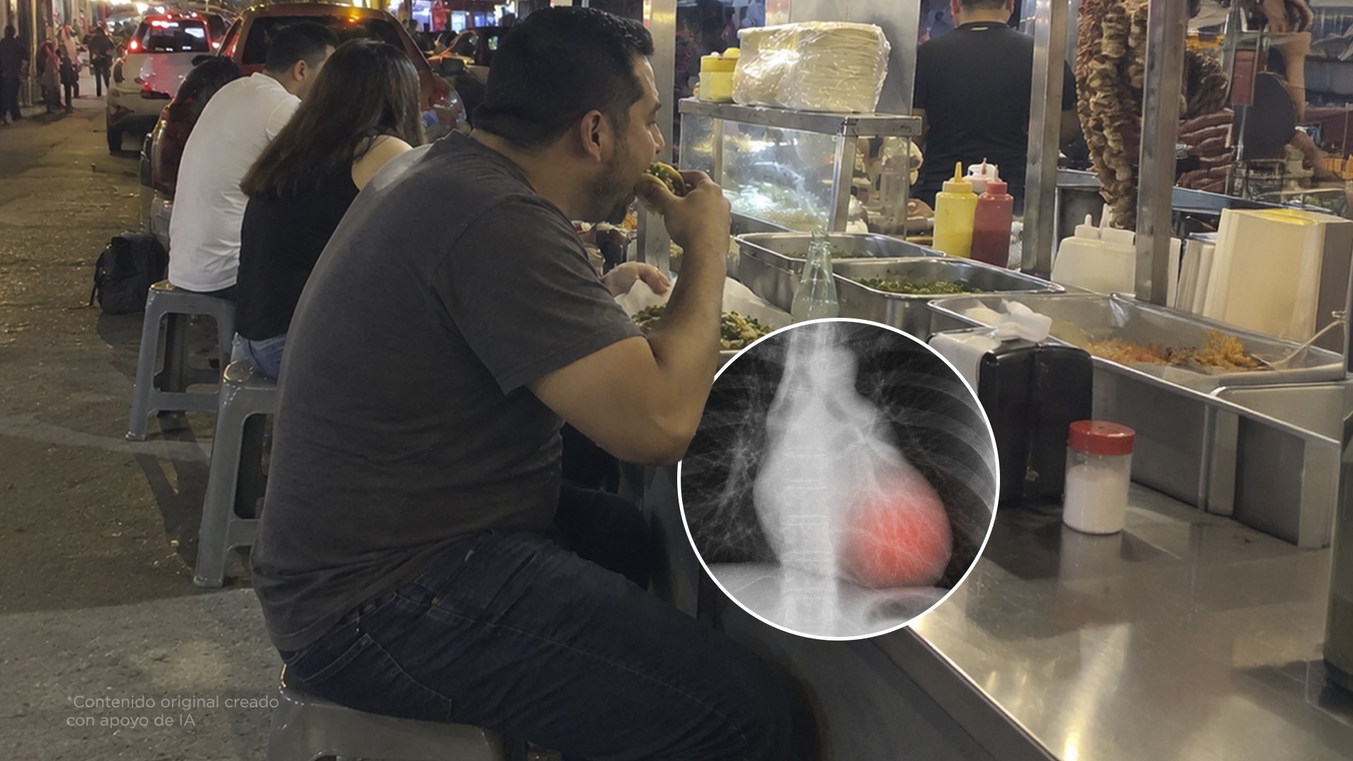 Esto le puede pasar al corazón de tu esposo si sigue cenando tarde