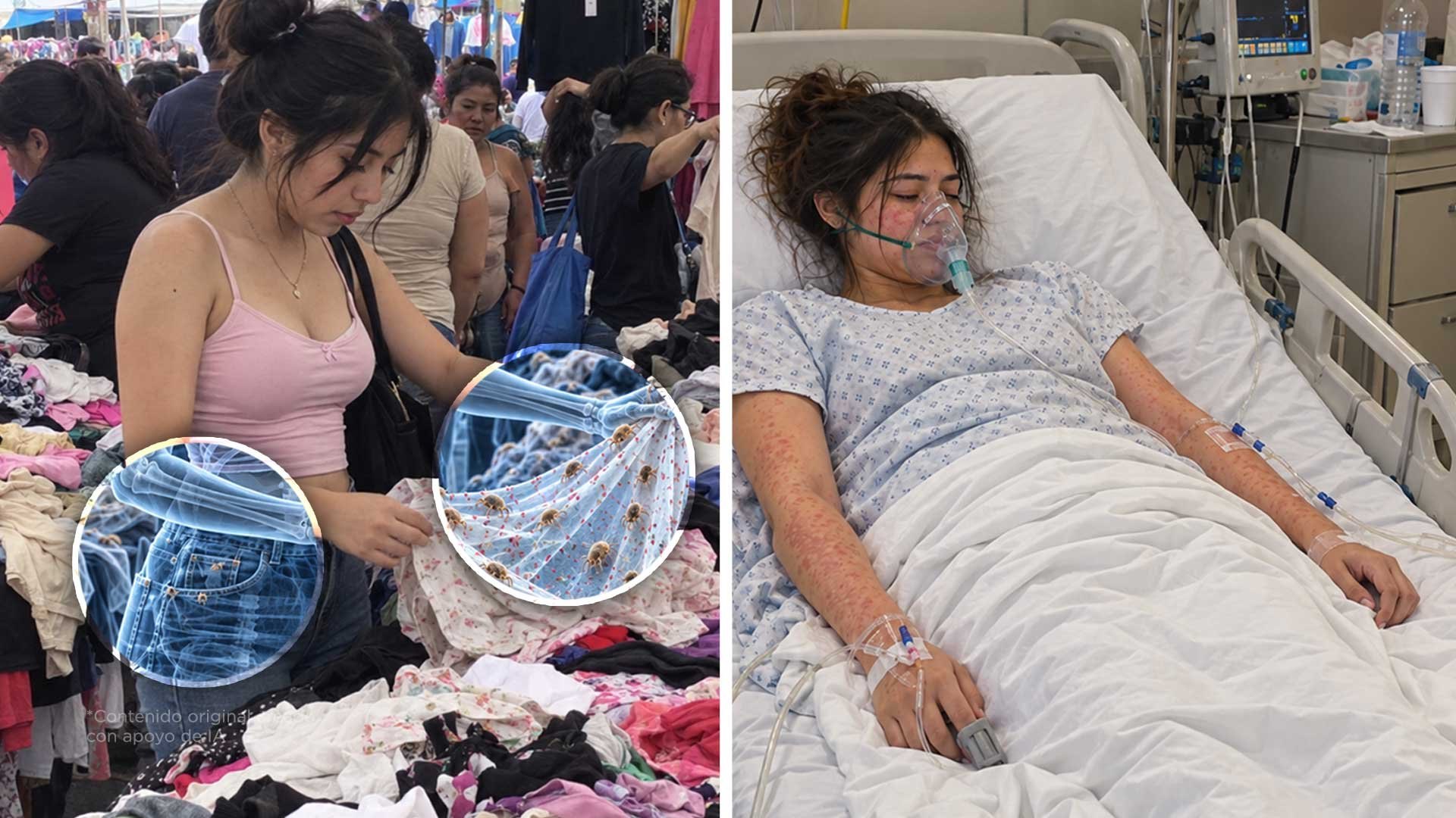 Esto puede traer la ropa usada del tianguis. Avísale a tu familia