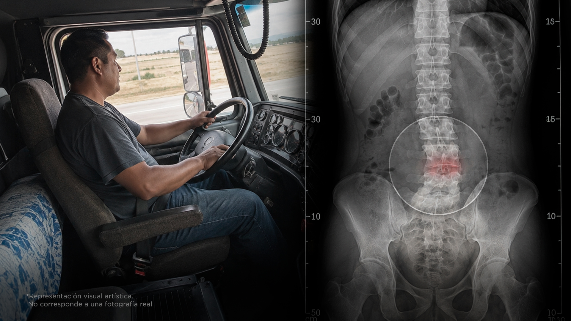 Lo más peligroso de ser trailero no es la carretera, es lo que le pasa a tu cuerpo