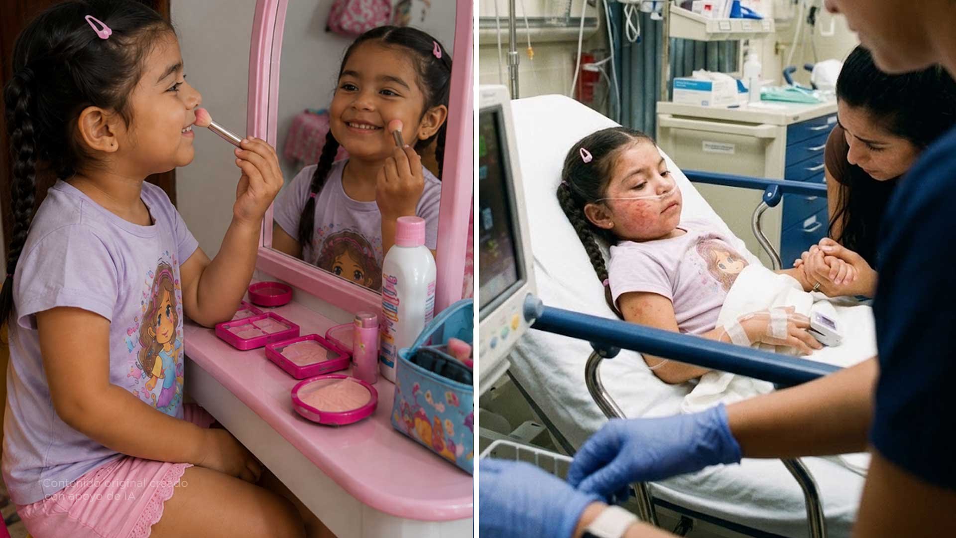 Lo que le puede pasar a tu hija si la dejas usar maquillaje