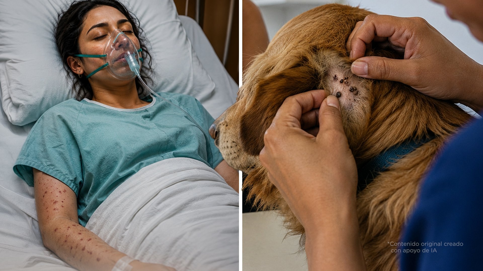 No sabían qué tenía hasta que descubrieron que dormía con su perro