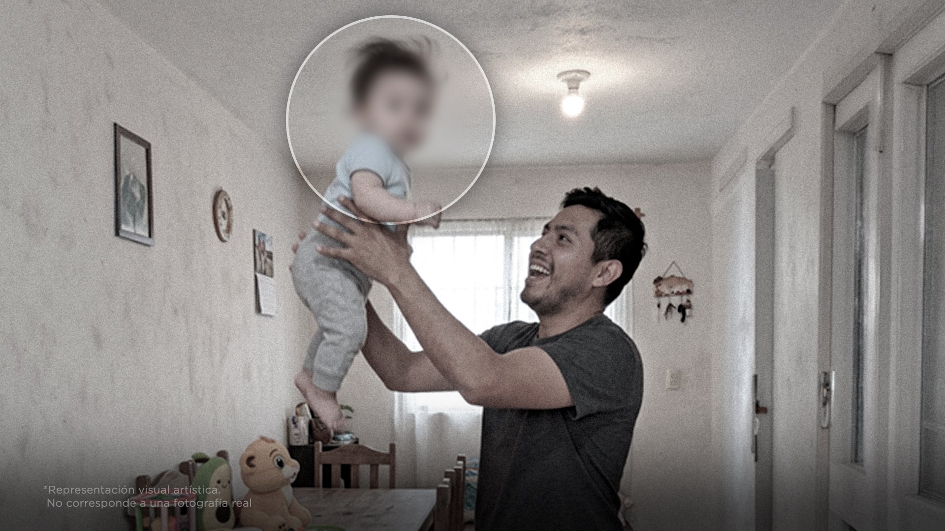 Pensó que el bebé se reía, pero su cerebro estaba en peligro