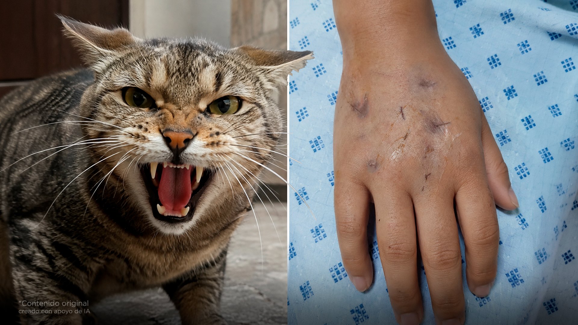 Qué hacer en los primeros 30 minutos después de una mordedura de gato