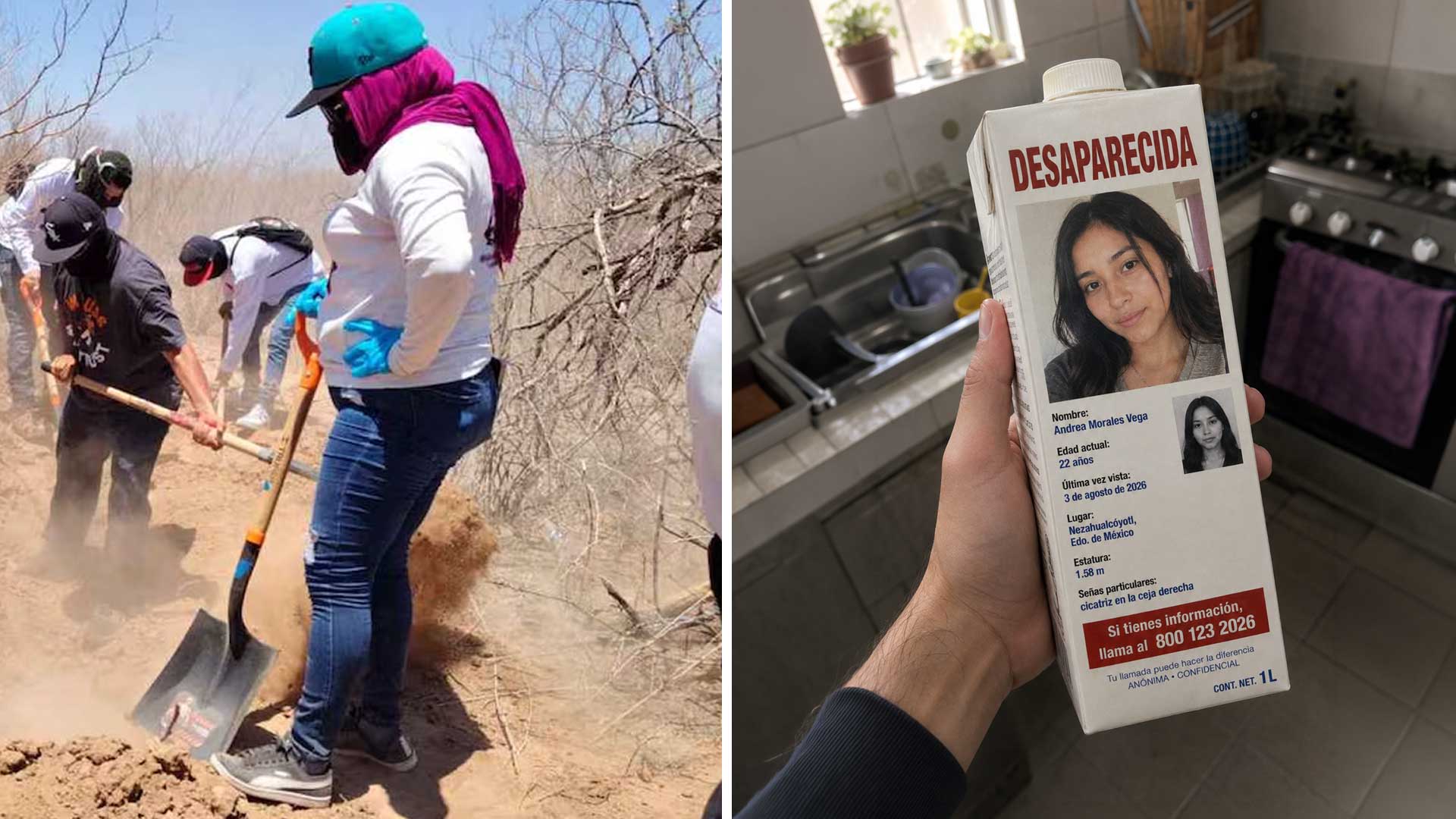 Que los cartones de leche vuelvan a mostrar los rostros de personas desaparecidas. ¿Estás de acuerdo?