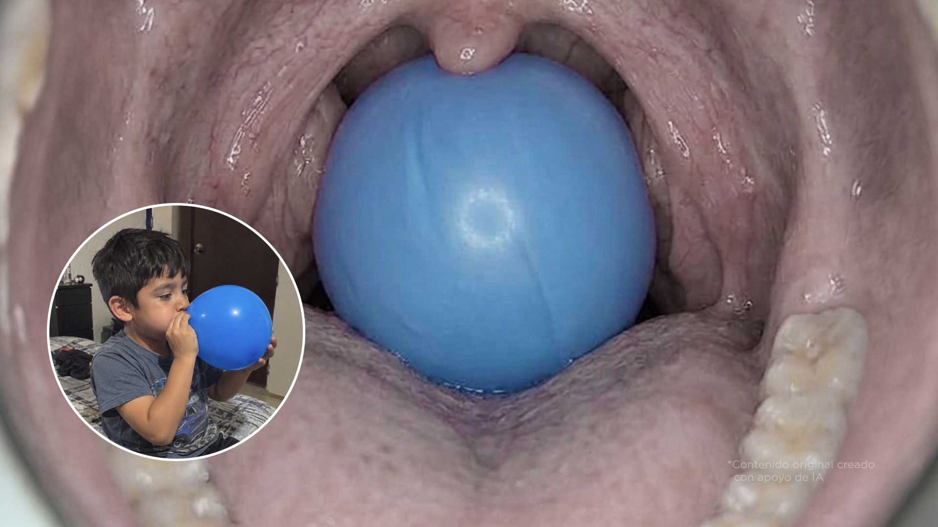 Un globo puede asfixiar a un niño y matarlo en segundos